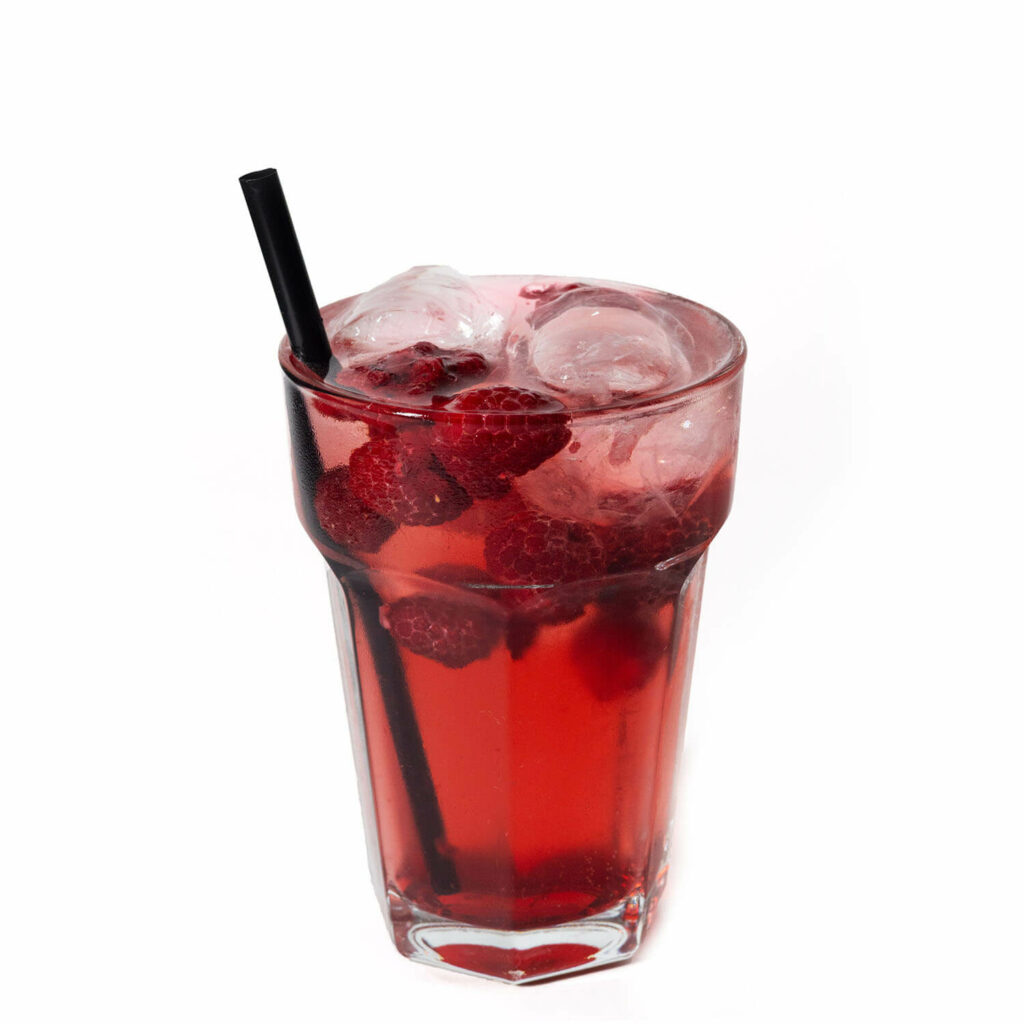 Raspberry Punch Mocktail